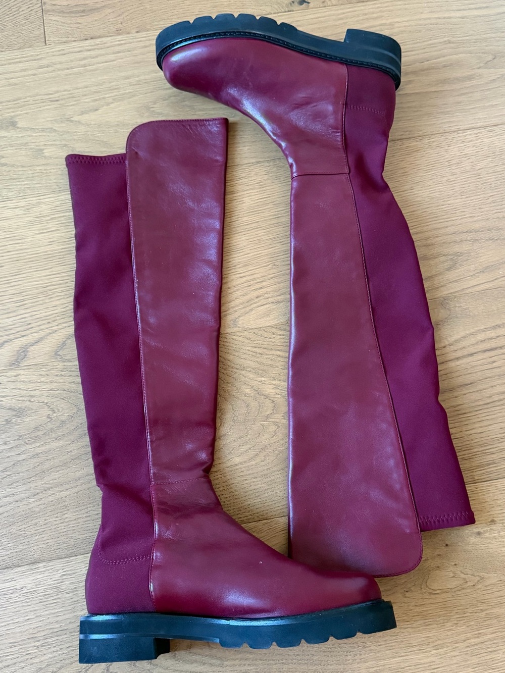 Stuart Weitzman 5050 Lift Boot - Size 6 - NWOT - Oxblood/Burgundy